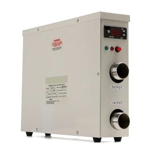JCKJWL 11KW Elektrischer digitaler Warmwasserbereiter Thermostat for Schwimmbad SPA Bad Wasserheizung Schnelles und effizientes Heizen(18KW) von JCKJWL
