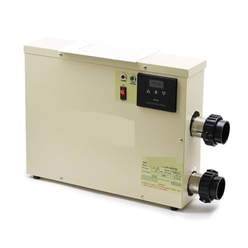JCKJWL 11KW Schwimmbad & SPA Elektrischer Warmwasserbereiter Thermostat Tragbarer Konstante Temperaturregelung Wärmer Schnelles und effizientes Heizen(9KW 220) von JCKJWL