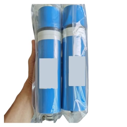 JCKJWL 2 Stück 400 GPD Umkehrosmosefilter RO-Membran 3013-400 Membran-Wasserfilterkartuschen Ro-Systemfilter Austausch unter der Spüle JCKJWL 2 Stück 400 GPD Umkehrosmosefilter RO-Membran 3013-400 Membran-Wasserfilterkartuschen Ro-Systemfilter Austausch unter der Spüle von JCKJWL