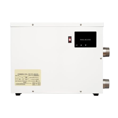 JCKJWL 5,5–15 kW Schwimmbad-Wärmepumpe mit digitalem Touch-Display, elektrischer Inline-Pool-Warmwasserbereiter for Spa-Entspannung, Badewannen Schnelles und effizientes Heizen(11KW) von JCKJWL