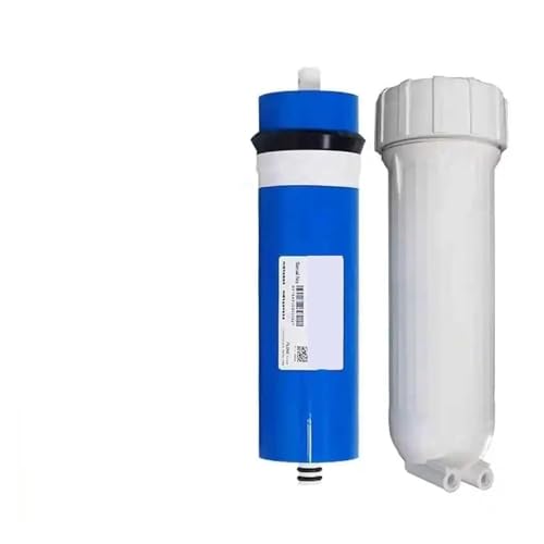 JCKJWL 800GPD Ro-Membran + Wasserfiltergehäuse-Kit 3213-800 GPD Umkehrosmose-Küchenwasserreiniger Wassersystemfilter Austausch unter der Spüle von JCKJWL
