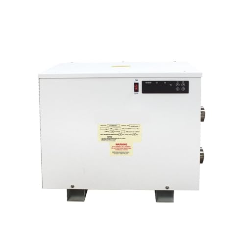 JCKJWL Hocheffiziente elektrische Pool-Wärmepumpe mit Touch-Display, 5,5–24kW, Warmwasserbereiter for Schwimmbäder, Badewannen, SPA Schnelles und effizientes Heizen(5.5KW) von JCKJWL
