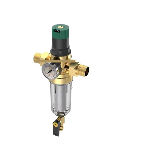 JCKJWL Wasserdruckregler und Filter-Set for Wohnmobile – NSF-zertifiziertes All-in-One-Set for bleifreies Frischwasser Austausch unter der Spüle(Three Quarters 1inch) von JCKJWL