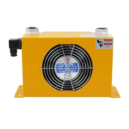 Kühler Luftgekühlter Ölkühler 24V/12V/220/380 LKW-Kran Modifizierte Kraftstofftankkühlung AH1012T-CA Hydraulischer Luftkühler Vielseitige Einsatzmöglichkeiten(24V) von JCKJWL