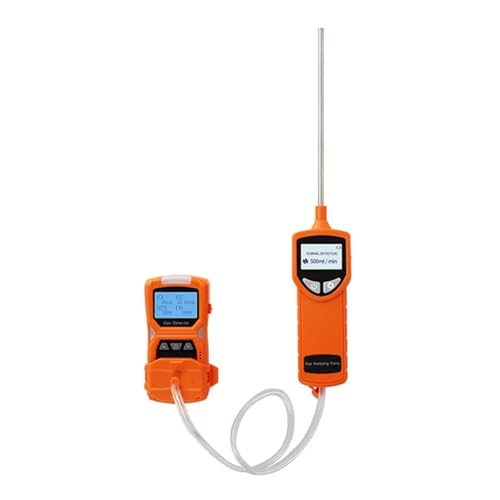 Multi-Gas-Detektor Gas Meter O2 H2S CO LEL 4 in 1 Hydron Sulfid Kohlenmonoxid Brennbaren Leck Detektor Mit großem Testbereich(Detector with Pump) von JCKJWL