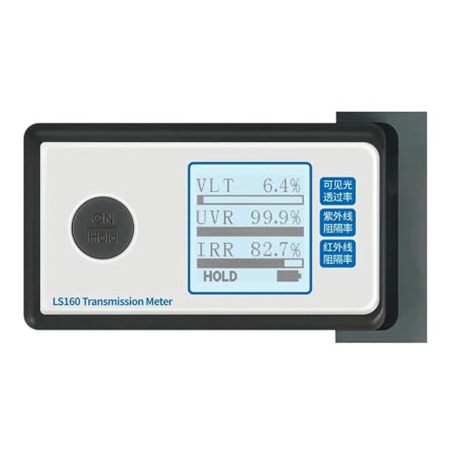 Solar Film Transmission Meter LS160 Test Fenster Tönung Mit UV IR Ablehnung Sichtbare Durchlässigkeit Uv Licht Meter Hohe Empfindlichkeit(LS160A) von JCKJWL