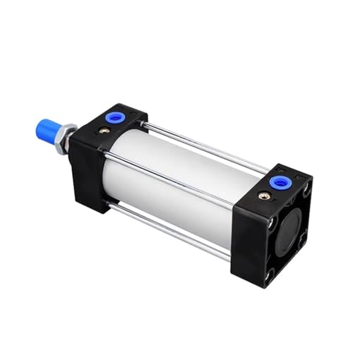 Standard-Pneumatikzylinder, Bohrung 32/40/50/63/80/100/125 mm, Hub 25-1000 mm, doppeltwirkend, Aluminiumlegierung, Kolbenluftzylinder für die industrielle Automatisierung(32mm,Stroke 125mm) von JCKJWL