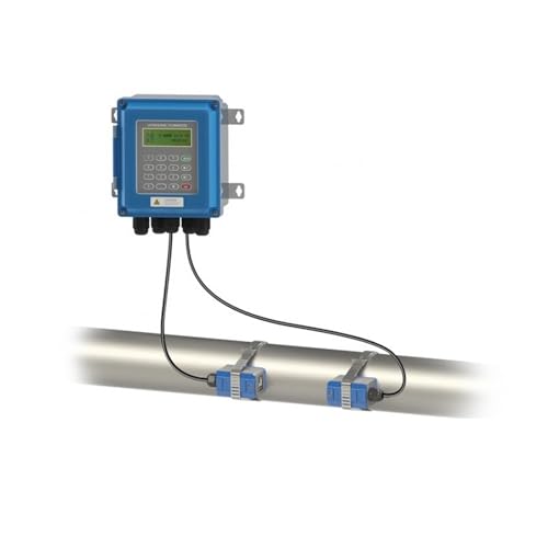 TUF-2000B Wasser-Ultraschall-Durchflussmesser TS-2/TM-1/TL-1 Wandmontierter Typ Flüssigkeitswasser-Durchflusskontrollmesser Durchflussmesser-Zähler mit LCD-Display Hohe Empfindlichkeit für mehrere Med von JCKJWL