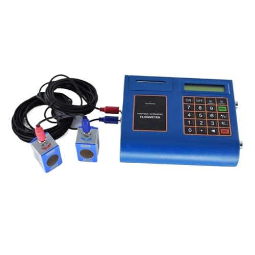 Tragbarer Ultraschall-Durchflussmesser, integrierter Drucker, digitaler Flüssigkeitsdurchflussmesser TUF-2000P, DN50–700 mm, aufsteckbarer TM-1-Wandler Hohe Empfindlichkeit für mehrere Medien von JCKJWL