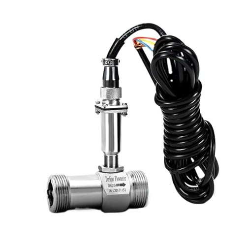 Turbinen-Durchflussmesser-Sensor Pulssignal SS304 Turbinen-Durchflussmesser for Diesel, Benzin, Milch, Alkohol, Methanol Schnelle Messung und Reaktion(DN15) von JCKJWL