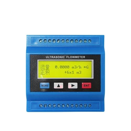 Ultraschall-Wasserzähler, Durchflussmesser, Sensor, externer Clip, digitaler Ultraschall-Flüssigkeitsdurchflussmesser, 8–36 VDC, messbare Wärme 4–20 mA Hohe Empfindlichkeit für mehrere Medien(Module h von JCKJWL