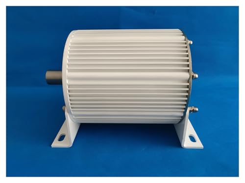 Windturbinengenerator-Kit, Windturbinengenerator 20 kW getriebelose Permanentmagnet-Wechselstromgeneratoren zur Verwendung for Windwasserturbinen Geräuscharme, hocheffiziente Stromerzeugung(With base, von JCKJWL