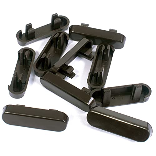 JCP 10 x Braune Fenster-Abdeckkappen für UPVC-Fenster JCP 10 x Braune Fenster-Abdeckkappen für UPVC-Fenster von JCP