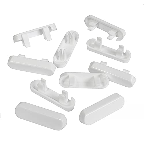 JCP 10 x weiße Fenster-Abdeckkappen für UPVC-Fenster von JCP