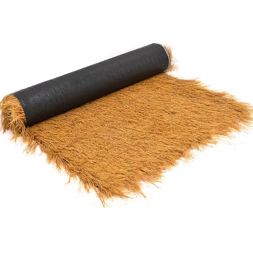 JCPSH Künstliches Mexikanisches Palmendach Flammhemmende Strohdekoration Für Dach Garten Heimwerkerprojekte Im Freien Terrasse Partydekoration(Size:0.5 * 10m(1.6 * 32.8ft)) von JCPSH