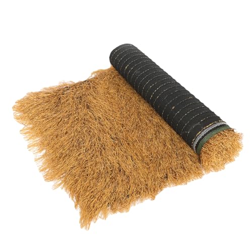 JCPSH Kunststoff-Strohdach Künstliche Strohrollen Dach Wasserdicht Und Sonnenschutz Geeignet Für Garten Tropische Party Dekoration Kunsthandwerk(Size:0.5 * 10m(1.6 * 32.8ft)) von JCPSH