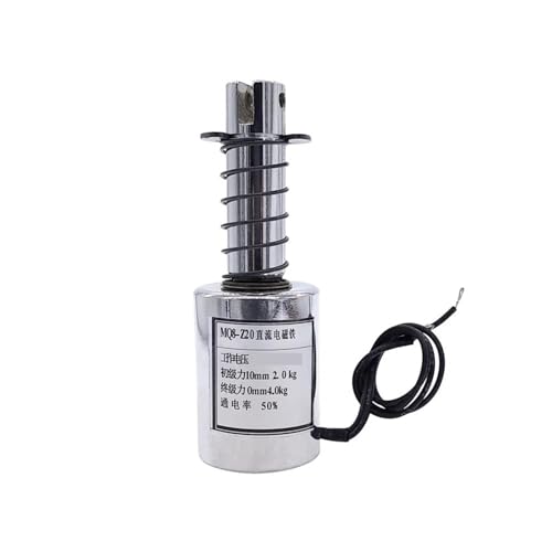 1 Packung DC 12 V 24 V MQ8-Z20 Elektromagnet, Zug-Linearbewegung, Rohrsolenoid, 2 kg(24V) von JCQXJJLWN
