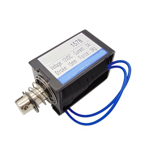 1578 DC12V 24V 5A Zugkraft 5Kg Hub 15mm Pull Typ Linear Solenoid-elektromagneten(12 V) von JCQXJJLWN