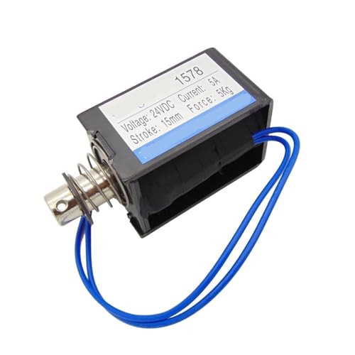 1578 DC12V 24V 5A Zugkraft 5Kg Hub 15mm Pull Typ Linear Solenoid-elektromagneten(24 V) von JCQXJJLWN