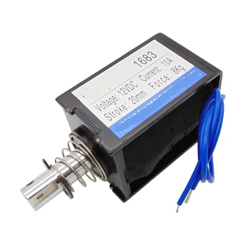 1683 DC12V 24V 10A Zugkraft 8Kg Hub 20mm Pull Typ Linear Solenoid-elektromagneten(12 V) von JCQXJJLWN