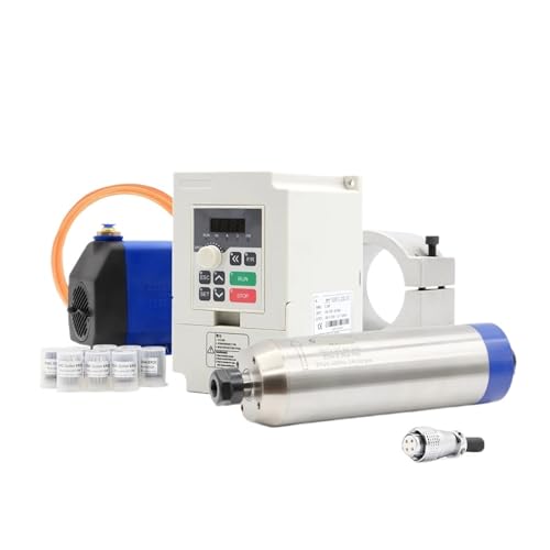 2,2 kW ER20 D80 wassergekühlte Spindel 220 V 380 V(Steel bearings,110v H100 VFD) von JCQXJJLWN