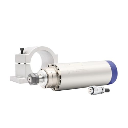 2,2 kW luftgekühlte ER20 4-Lager-Spindel mit 220 V und 24.000 U/min und 80 mm Aluminiumhalterung(Steel Ball Bearing,380v) von JCQXJJLWN