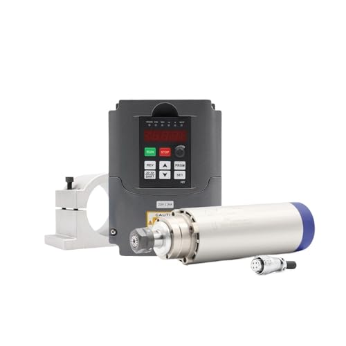 2,2 kW luftgekühlte Spindel 24000 U/min D=80 mm 4 Keramikkugellager und Frequenzumrichter(Ceramic Ball Bearing,220v) von JCQXJJLWN