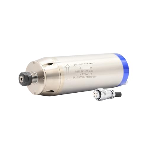 3,7KW Metallbearbeitungsspindel ER20 400Hz 800Hz Polzahl = 4 wassergekühlter Motor(800Hz-24000rpm,380v) von JCQXJJLWN