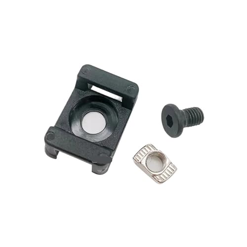 50 Sätze Sattelbindersätze, Basismontagehalterungen, M5 x 8 mm Schrauben von JCQXJJLWN