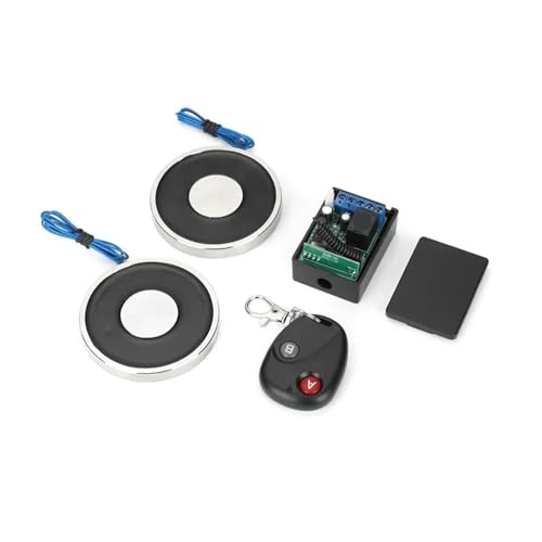 70/10 12V 24V Fernbedienung Elektromagnet Zylindrischen Controller Saugnapf DIY(White,12V) von JCQXJJLWN