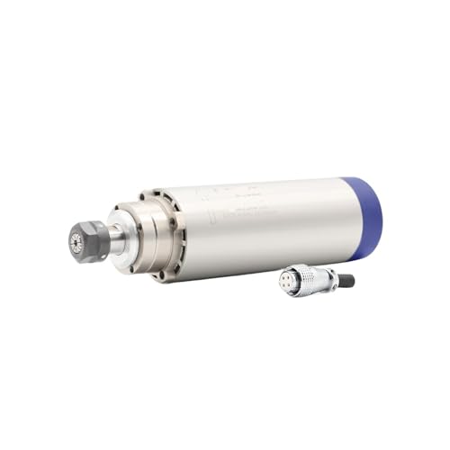 CNC-Werkzeugmaschine 2,2 kW ER20 220 V luftgekühlter Spindelmotor 2,2 kW 80 mm 80 x 224 mm 4 Lager(Ceramic Ball Bearing,110v) von JCQXJJLWN