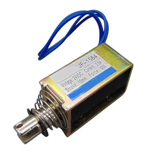 DC 12V 24V 2,5A Kraft 55N Hub 10mm Pull Typ Linear Solenoid(24VDC) von JCQXJJLWN