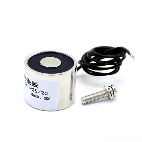 Heben 5KG 50N 25/20 Elektromagnet DC 6V 12V 24V 36V(12V) von JCQXJJLWN