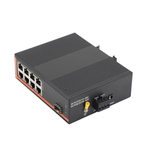 JCQXJJLWN 1 STÜCKE industriequalität Gigabit 1 optische 8 elektrische Single Fiber singlemode SC/SFP transceiver EINE Seite(1 SFP to 8 RJ45) von JCQXJJLWN