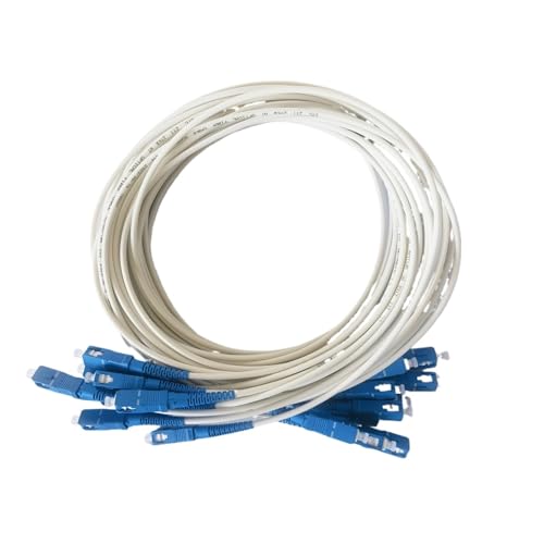 JCQXJJLWN 10/50 SC/UPC auf SC/UPC Simplex-Glasfaser-Patchkabel for biegefeste FTTR/FTTH-Innenräume(10pcs 2M) von JCQXJJLWN