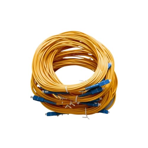 JCQXJJLWN 10 Stück SC/UPC-SC/UPC FTTR-Verlängerungskabel for den Innenbereich, Simplex 9/125μm, Glasfaserkabel(10pcs 500cm) von JCQXJJLWN