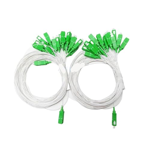 JCQXJJLWN 10 Teile/los 1X16 PLC SC/Abgewinkelt physischen Kontakt 9mm SM Single Mode G657A1 LSZH & PVC 1m FTTH Fiber Optic Splitter(1x16 Color) von JCQXJJLWN