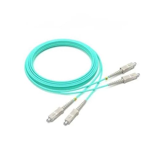 JCQXJJLWN 10 Teile/los SC-SC OM3 OM4 Kabel 2,0/3,0mm multimode Duplex SC-UPC lwl-patchkabel LSZH(10PCS 5M OM3) von JCQXJJLWN
