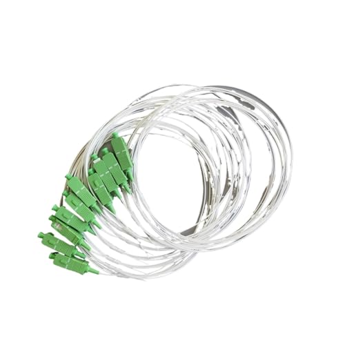JCQXJJLWN 10-adriges SC/APC-Glasfaser-Pigtail, 0,9 mm, Simplex-Modus, 9/125 μm, FTTH for den Innenbereich(10core 1.5M SCapc) von JCQXJJLWN