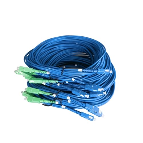 JCQXJJLWN 10 stück 5m Fiber Optic Patchkabel SC/APC-SC/UPC Indoor FTTR Verlängerung Kabel Simplex Umwandlung von JCQXJJLWN