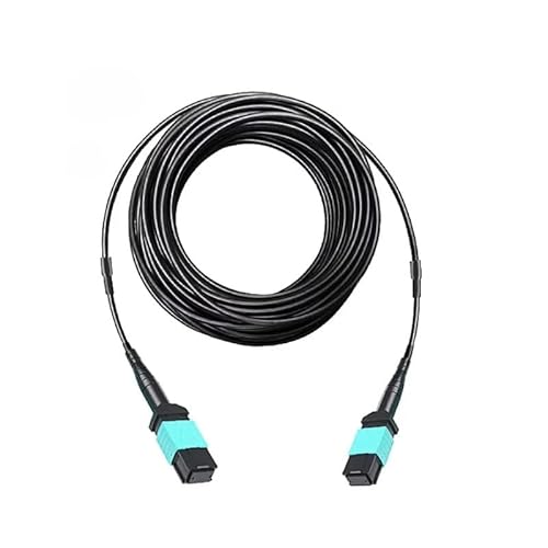 JCQXJJLWN 12-adriges MPO APC-MPO gepanzertes Patchkabel, G657A1 Singlemode, B-Pol, Outdoor LSZH, TPU-Kabel mit PDLC-Außenschicht, 150 m, 200 m(LSZH Male female200m) von JCQXJJLWN