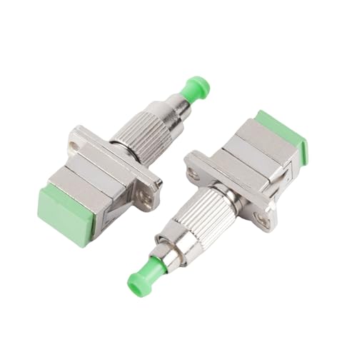 JCQXJJLWN 2-teiliger APC/UPC FC Stecker/Buchse auf UPC LC/SC/ST Buchse Adapter Singlemode-Glasfaserkonverter(AFC-M-ASC-F) von JCQXJJLWN
