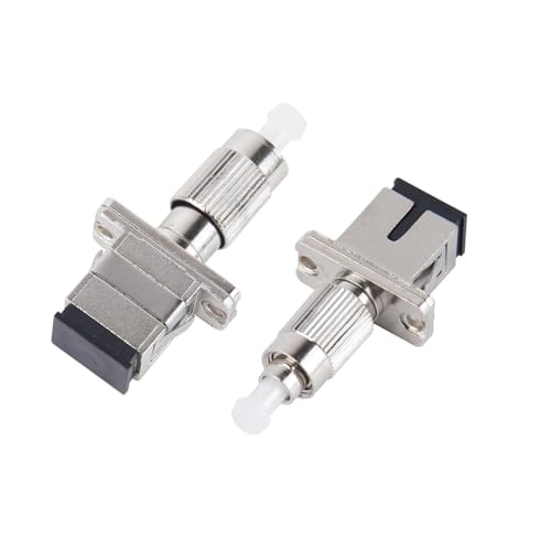 JCQXJJLWN 2-teiliger APC/UPC FC Stecker/Buchse auf UPC LC/SC/ST Buchse Adapter Singlemode-Glasfaserkonverter(UFC-M-USC-F) von JCQXJJLWN