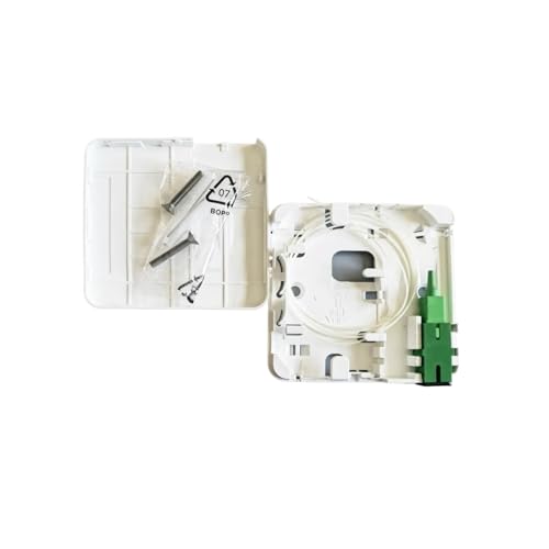 JCQXJJLWN 2120-T-1 Access Panel Box SC mit Glasfaser-Pigtails und Adaptern(Green/Black) von JCQXJJLWN
