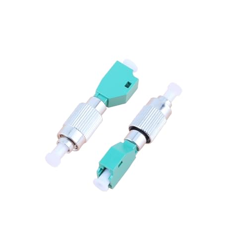 JCQXJJLWN 4er-Pack Glasfaser-Stecker Singlemode Multimode FC Stecker auf LC UPC/APC/OM3/OM4 Buchse(4PCS UFC M ALC F) von JCQXJJLWN