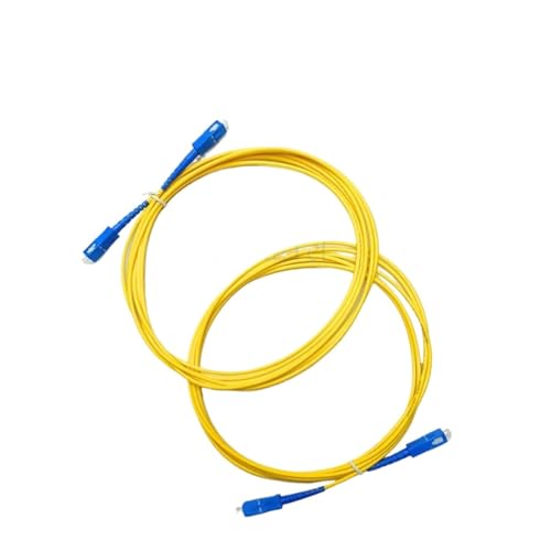 JCQXJJLWN 5 STÜCKE SC auf SC UPC glasfaser-patchkabel singlemode simplex biegefest 2,0/3,0mm(2 Meter) von JCQXJJLWN