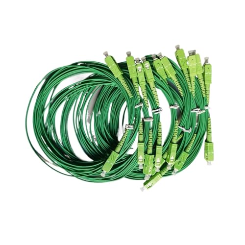 JCQXJJLWN 50/100 Glasfaser 1,6 mm FTTH Singlemode G657A2 SC/APC-SC/APC 3,5 m/2,5 m(100PCS APC 3.5m) von JCQXJJLWN