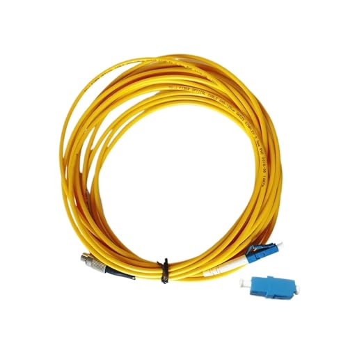 JCQXJJLWN FC/UPC-LC/UPC Glasfaser-Patchkabel, 3,0 mm Durchmesser, Singlemode, 5 m(5M FCLCupc with Adapter) von JCQXJJLWN