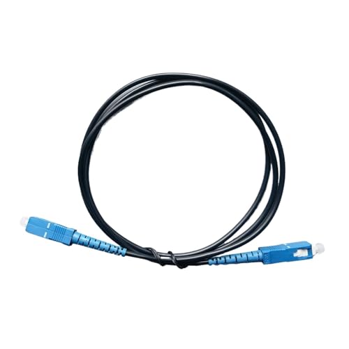 JCQXJJLWN Glasfaser-FTTH SC/UPC-SC/UPC 3,0 mm Singlemode 1 m/2 m Glasfaser-Verlängerungskabel for den Innenbereich(2M SCupc) von JCQXJJLWN