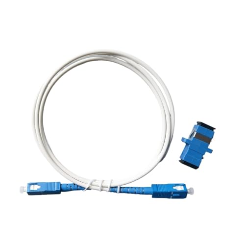 JCQXJJLWN Glasfaser-Patchkabel FTTH SC/UPC-SC/UPC Singlemode Simplex 1M/1,5M/2M(1.5M UPC with Adapter) von JCQXJJLWN